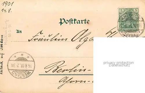 AK / Ansichtskarte Ahlbeck_Ostseebad Hotel Ahlbrecker Hof   Wendickes Logirhaus   Hotel Seeblick Ahlbeck_Ostseebad