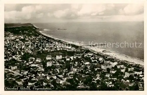 AK / Ansichtskarte Ahlbeck_Ostseebad Fliegeraufnahme Ahlbeck_Ostseebad