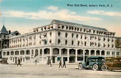 AK / Ansichtskarte Asbury_Park_New_Jersey_USA West End Hotel Aussenansicht 