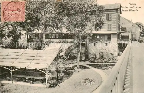 AK / Ansichtskarte Poissy_78 Restaurant de la Reine Blanche 