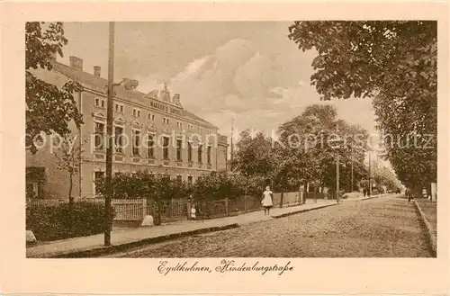 AK / Ansichtskarte Eydtkuhnen_Ostpreussen_ Tschernyschewskoje_Russia Hindenburgstrasse 