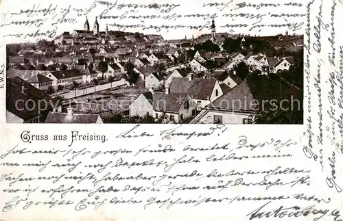 AK / Ansichtskarte Freising_Oberbayern Gesamtansicht Freising Oberbayern