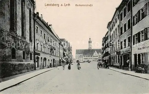 AK / Ansichtskarte Landsberg_Lech Herkomerstrasse Landsberg_Lech