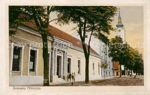 AK / Ansichtskarte Sremska_Mitrovica_Serbija Hrvatski Dom 