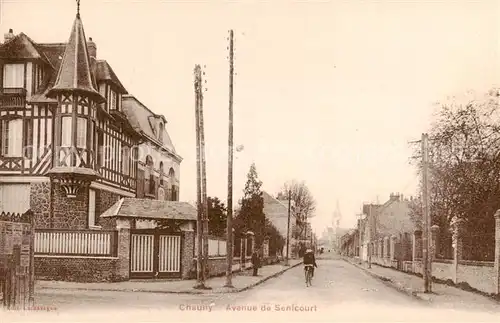 AK / Ansichtskarte Chauny_02_Aisne Avenue de Senicourt 