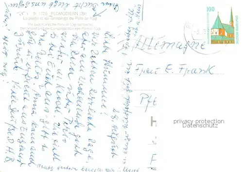 AK / Ansichtskarte Plomodiern Baie de Douarnenez Plage et Campings de Pors ar Vag vue aerienne Plomodiern