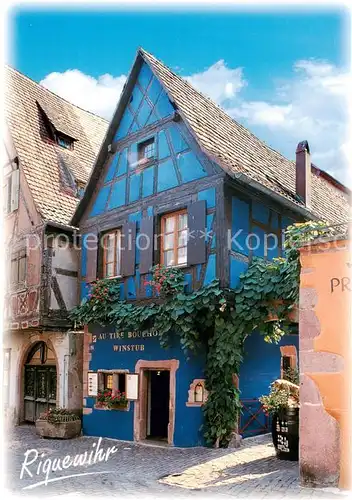 AK / Ansichtskarte Riquewihr_Haut_Rhin Rue du General de Gaulle Restaurant le Tire Bouchon Riquewihr_Haut_Rhin