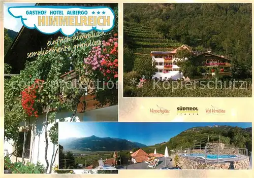 AK / Ansichtskarte Tschars_Trentino_IT Gasthof Hotel Albergo Himmelreich 
