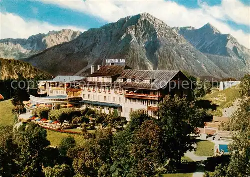 AK / Ansichtskarte Bad_Oberdorf Kurhotel Luitpoldbad Allgaeuer Alpen Bad_Oberdorf