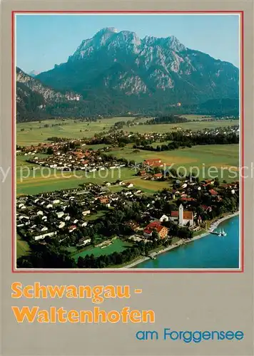 AK / Ansichtskarte Waltenhofen_Schwangau am Forggensee Schloss Neuschwanstein Hohenschwangau Saeuling Allgaeuer Alpen Waltenhofen Schwangau