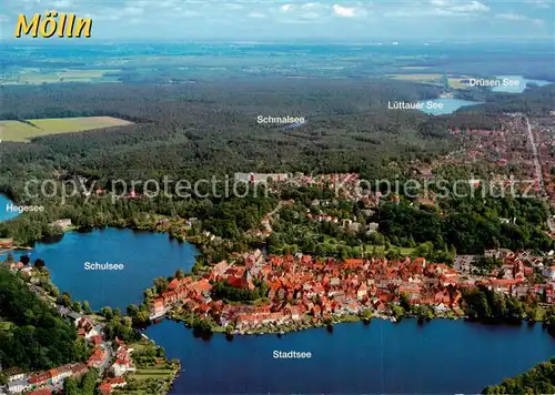 AK / Ansichtskarte Moelln__Lauenburg Panorama Naturpark Lauenburgische Seen 