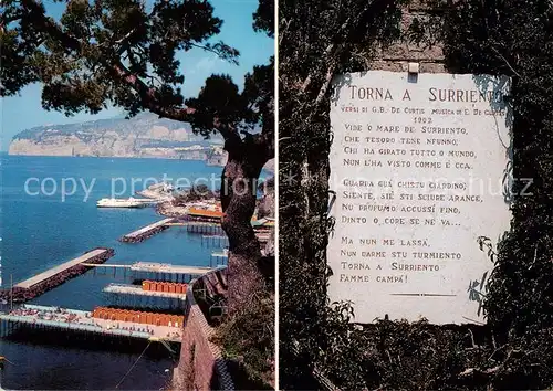 AK / Ansichtskarte Torna_a_Sorrento_Sorrent_Campania_Italia Kuestenpanorama 