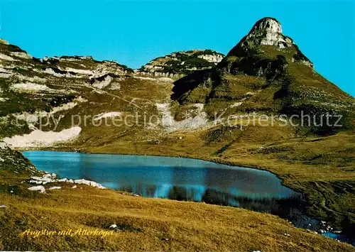 AK / Ansichtskarte Altaussee_Steiermark_AT Augstsee mit Atterkogel und Greimuth Totes Gebirge 