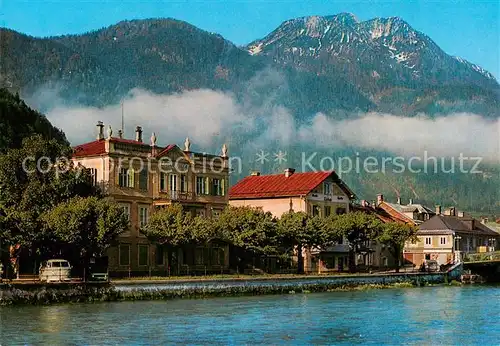 AK / Ansichtskarte Bad_Ischl_Salzkammergut_AT Lehar Villa im Hintergrund Katrin Salzkammergutberge 