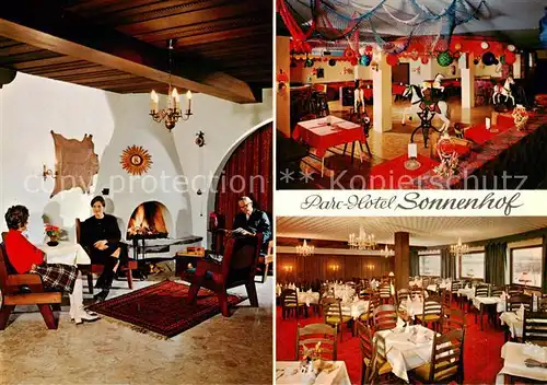 AK / Ansichtskarte St_Johann_Tirol Parc Hotel Sonnenhof Restaurant Kaminecke St_Johann_Tirol