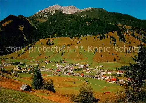 AK / Ansichtskarte Lermoos_Tirol_AT Panorama mit Daniel Ammergauer Alpen 