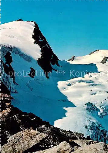 AK / Ansichtskarte Soelden_oetztal_AT Blick vom Rettenbachjoch Schwarze Scheide Fernerkogl oetztaler Alpen 