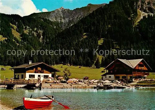 AK / Ansichtskarte Tannheim_Tirol_AT Gaststaette Restaurant am Visalpsee 