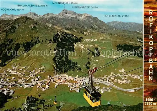 AK / Ansichtskarte Lech_Vorarlberg Bergbahn Ruefikopfbahn Lech Vorarlberg