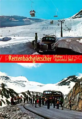 AK / Ansichtskarte Soelden_oetztal_AT Rettenbachgletscher Sommerskigebiet oetztaler Alpen 