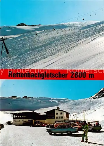 AK / Ansichtskarte Soelden_oetztal_AT Rettenbachgletscher Sommerskigebiet oetztaler Alpen 