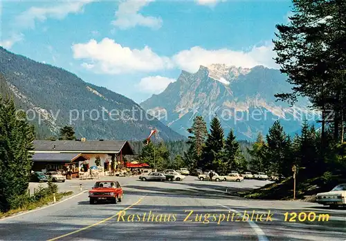 AK / Ansichtskarte Fernpass_Reutte_Tirol_AT Rasthaus Zugspitzblick an der Fernpassstrasse Wettersteingebirge 