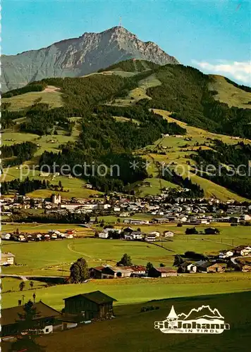 AK / Ansichtskarte St_Johann_Tirol Panorama mit Kitzbueheler Horn Alpen St_Johann_Tirol