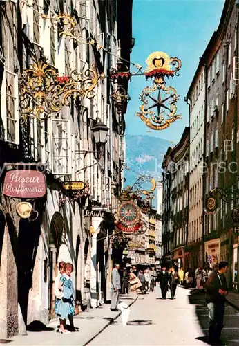 AK / Ansichtskarte Salzburg__AT Getreidegasse in der Altstadt 
