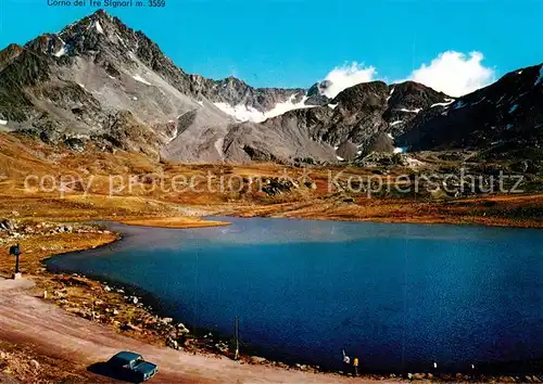 AK / Ansichtskarte Passo_di_Gavia_2652m_dello_Stelvio_Stilfserjochpass_IT Lago Bianco 