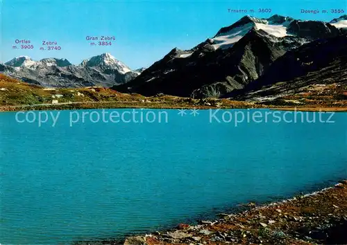 AK / Ansichtskarte Passo_Gavia_2652m_dello_Stelvio_Stilfserjochpass_IT Lago Bianco 