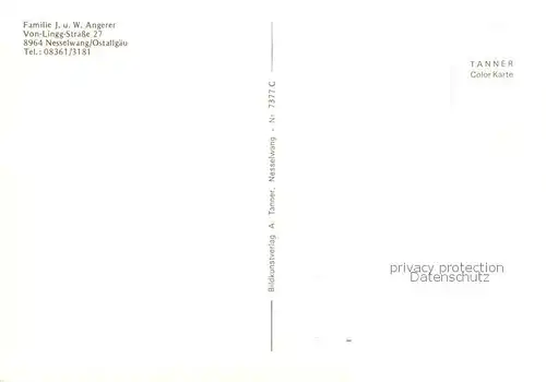 AK / Ansichtskarte Nesselwang Haus Angerer Attlesee Allgaeuer Alpvieh Alpspitze Alpspitzbahn Alpenrosen Schwimmbad Nesselwang