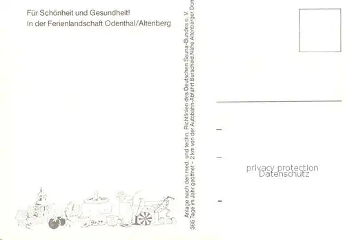 AK / Ansichtskarte Odenthal Naturheil Saunatorium Saunabaden Finnische Sauna Pool Odenthal