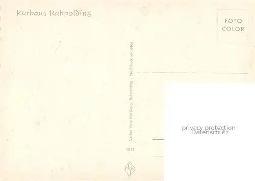 AK / Ansichtskarte Ruhpolding Kurhaus im Winter Ruhpolding