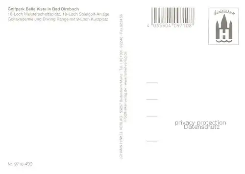 AK / Ansichtskarte Bad_Birnbach Golfpark Bella Viste Pfarrkirche Maria Himmelfahrt Thermenbach Bad_Birnbach