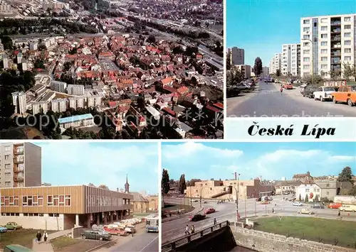 AK / Ansichtskarte Ceska_Lipa_Boehmisch_Leipa_CZ Fliegeraufnahme Prumyslove a hospodarske stredisko Machova kraje 