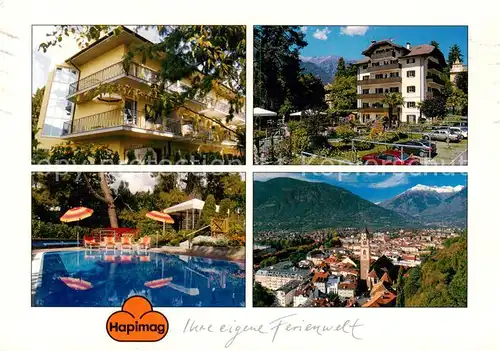 AK / Ansichtskarte Meran_Merano Hapimag Hotel Pool Panorama Meran Merano