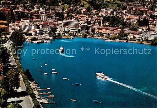 AK / Ansichtskarte Locarno_Lago_Maggiore Fliegeraufnahme Locarno_Lago_Maggiore