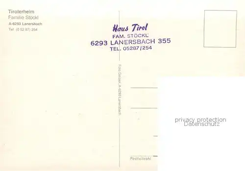 AK / Ansichtskarte Lanersbach_Tirol_AT Tirolerheim 