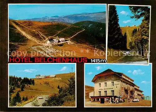 AK / Ansichtskarte Schoenau_Schwarzwald Hotel Belchenhaus Bergstrasse Panorama Schoenau Schwarzwald