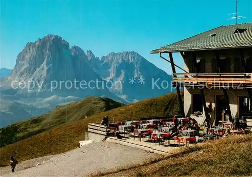 AK / Ansichtskarte St_Ulrich_Groeden_Tirol Bergstation Seilbahn mit Langkofel St_Ulrich_Groeden_Tirol