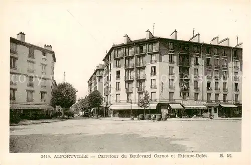 AK / Ansichtskarte Alfortville Carrefour du Boulevard Carnot et Ettiene Dolet Alfortville