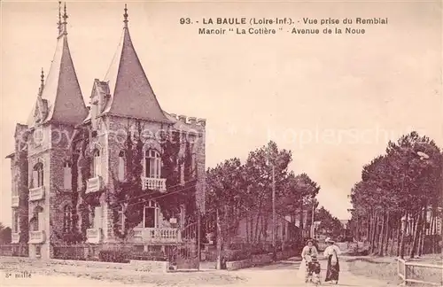 AK / Ansichtskarte La_Baule_sur_Mer_44 Vue prise du Remblai Manoir La Cotiere   Avenue de la Noue 