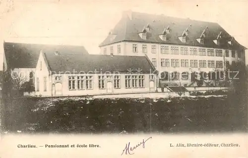 AK / Ansichtskarte Charlieu Pensionnat et ecole libre Charlieu
