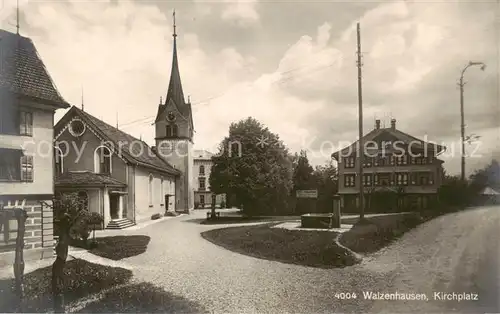 AK / Ansichtskarte Walzenhausen_AR Kirchplatz Walzenhausen AR