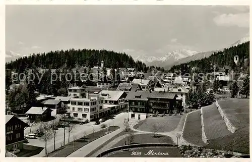 AK / Ansichtskarte Montana_Crans_VS Gesamtansicht 