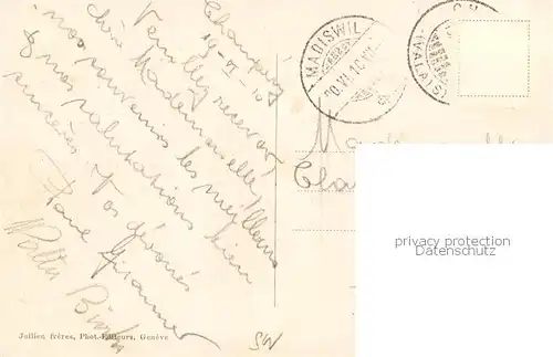 AK / Ansichtskarte Madiswil_BE Eglise de Champery 