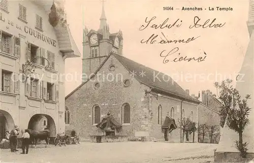 AK / Ansichtskarte Avenches Le Temple Avenches