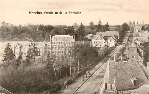 AK / Ansichtskarte Vervins_02_Aisne Strasse nach La Fontaine   Feldpost 