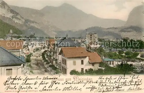 AK / Ansichtskarte Meiringen_BE Teilansicht Meiringen BE