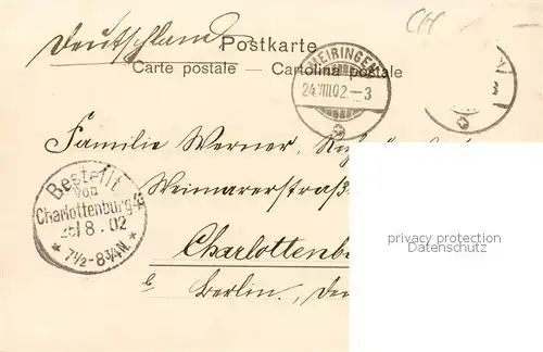 AK / Ansichtskarte Meiringen_BE Teilansicht Meiringen BE